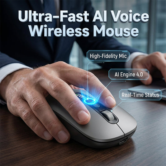 🖱️ Nur für kurze Zeit: 50 % Rabatt! 💥 Kabellose Maus mit KI-Sprachsteuerung – 1600 Wörter/Min., Übersetzungszentrale, ergonomisch ✨