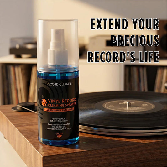 💿🎶 Antistatisches Vinyl-Reinigungsspray – staubfrei, knisterfrei & alkoholfrei, jetzt −50%