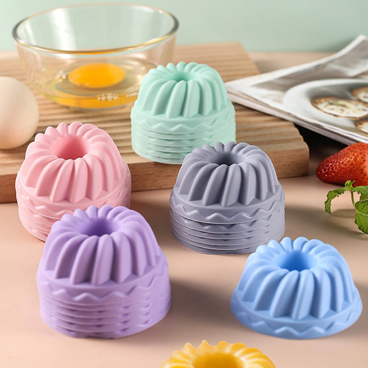 Backförmchen aus Silikon in Donut-Form