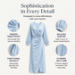 👗✨ Elegantes Maxi-Wickelkleid mit V-Ausschnitt