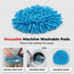 🧹 Ersatz-Mopkopf aus Chenille für Spinnmopp – hochwertiges Material, saugstark & langlebig – passend für die gängigsten Spinnmopp-Modelle