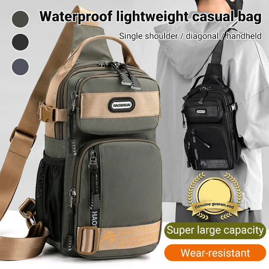 🎒🔥 50% RABATT! 2026 Verstellbare Oxford-Stoff Casual Brusttasche – Wasserdicht, Multi-Fach & perfekt für Urban-Style, Reisen & Alltag ✨