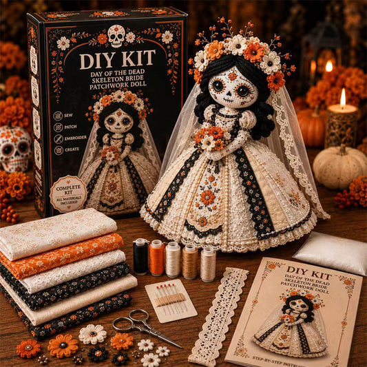 🎁 Neu eingetroffen mit 50% Rabatt!! 🧵Gruseliges Skelett-Bastelset zum Selbermachen, ideal für Halloween Bastelaktivitäten & gruselige Partydekoration