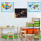 🗺️📚 Lern-Wandkarte für Kinder – Welt & Sonnensystem, 60x45 cm, bunt & pädagogisch, jetzt −50%