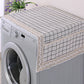 Cotton Linen Refrigerator Dust Cover with Pockets