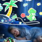 2-in-1-Galaxy-Projektor-Nachtlicht mit Projektionsfolien