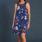 Ärmelloses Damenkleid mit Aufdruck