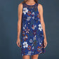 Ärmelloses Damenkleid mit Aufdruck
