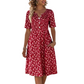 👗 50% RABATT! 🌸 Damen Freizeitkleid mit V-Ausschnitt, Blumendruck & Taschen – Leicht, vielseitig & praktisch – Perfekt für Sommer, Spaziergänge & Urlaub ☀️