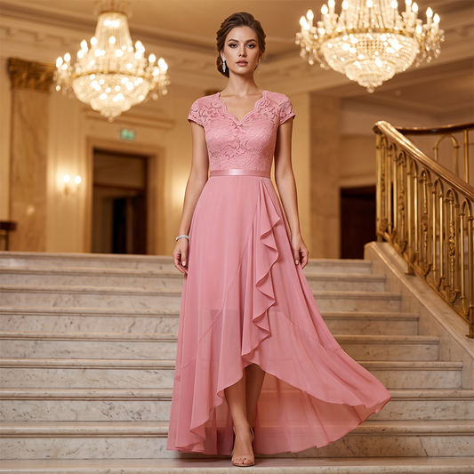 Elegantes Spitzen-Abendkleid