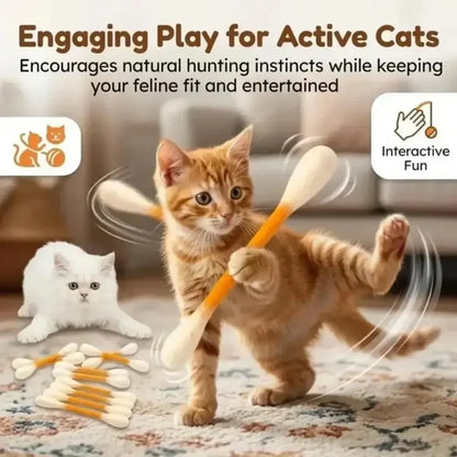🔥 HEUTE 50 % RABATT! 🐱 Interactive Swab Cat Toy with Catnip