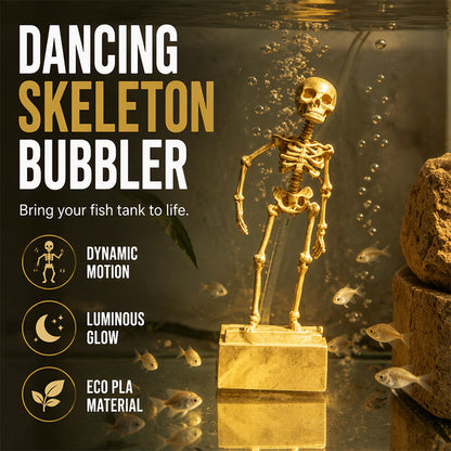 Tanzendes Skelett – Aquarium-Sprudler