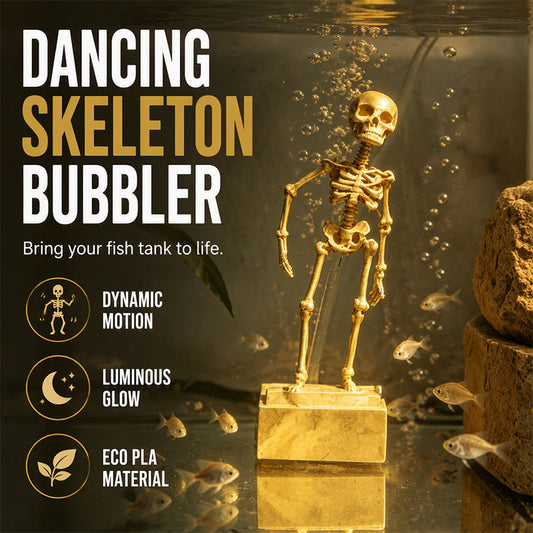 Tanzendes Skelett – Aquarium-Sprudler