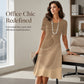 A-Linien-Kleid mit abstraktem Wellenmuster – figurschmeichelnde und vielseitige Silhouette