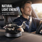 🚗Solar-Hubschrauber-Aromatherapie-Diffusor – Leuchtende Drehbewegung, nachfüllbare Duftpads, für Auto und Zuhause ✨🚁