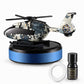 🚗Solar-Hubschrauber-Aromatherapie-Diffusor – Leuchtende Drehbewegung, nachfüllbare Duftpads, für Auto und Zuhause ✨🚁