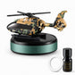 🚗Solar-Hubschrauber-Aromatherapie-Diffusor – Leuchtende Drehbewegung, nachfüllbare Duftpads, für Auto und Zuhause ✨🚁
