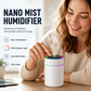 Mini-USB-Luftbefeuchter mit buntem Licht für Schlafzimmer und Auto