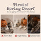 🎃LANGWEILIGE HALLOWEEN-DEKORATION?🎃 Gruseliges Enten-Set – handbemalt, 5 Figuren, witterungsbeständig – für Regale, Schreibtische und den Außenbereich! 🦇