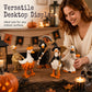 🎃LANGWEILIGE HALLOWEEN-DEKORATION?🎃 Gruseliges Enten-Set – handbemalt, 5 Figuren, witterungsbeständig – für Regale, Schreibtische und den Außenbereich! 🦇
