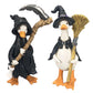 🎃LANGWEILIGE HALLOWEEN-DEKORATION?🎃 Gruseliges Enten-Set – handbemalt, 5 Figuren, witterungsbeständig – für Regale, Schreibtische und den Außenbereich! 🦇