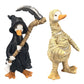 🎃LANGWEILIGE HALLOWEEN-DEKORATION?🎃 Gruseliges Enten-Set – handbemalt, 5 Figuren, witterungsbeständig – für Regale, Schreibtische und den Außenbereich! 🦇