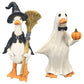 🎃LANGWEILIGE HALLOWEEN-DEKORATION?🎃 Gruseliges Enten-Set – handbemalt, 5 Figuren, witterungsbeständig – für Regale, Schreibtische und den Außenbereich! 🦇