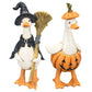🎃LANGWEILIGE HALLOWEEN-DEKORATION?🎃 Gruseliges Enten-Set – handbemalt, 5 Figuren, witterungsbeständig – für Regale, Schreibtische und den Außenbereich! 🦇