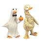 🎃LANGWEILIGE HALLOWEEN-DEKORATION?🎃 Gruseliges Enten-Set – handbemalt, 5 Figuren, witterungsbeständig – für Regale, Schreibtische und den Außenbereich! 🦇