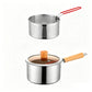 🍳 50% RABATT!✨ Multifunktionaler 304 Edelstahl-Frittiertopf – Ideal zum Braten, Frittieren & Kochen 🥘
