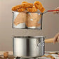 🍳 50% RABATT!✨ Multifunktionaler 304 Edelstahl-Frittiertopf – Ideal zum Braten, Frittieren & Kochen 🥘