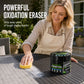 Renovierpaste für Gartenmöbel mit Schwamm