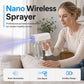 🦠 JETZT 50 % RABATT! 🚫 Kabelloser Nano-Zerstäuber – berührungslose Desinfektion, Blaulicht – für Zuhause, Büro und Auto 🏠