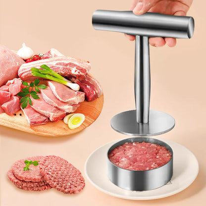 Steakpresse, runde Frikadellenform