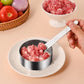 Steakpresse, runde Frikadellenform
