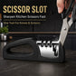 🥳SONDERANGEBOT! 4-in-1-Küchenmesserschärfer mit mehreren Stufen🔪🏠