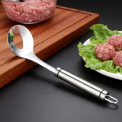 🥄 50 % RABATT ✨ Abtropflöffel für Fleischbällchen – Servieren ohne zu kleckern, auch für Eis und Melone geeignet, einfach und schnell 🍦🍈