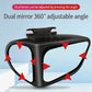 【🔥Limitiertes Angebot – 50 % Rabatt】Doppellinsen-Weitwinkelspiegel mit 360°-Verstellung
