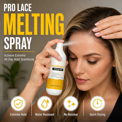 💇‍♀️ Lace Melting Spray – stark haftend, hitzebeständig & hautschonend – für unsichtbare, natürliche Perücken-Looks ✨