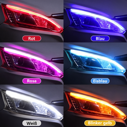 📢📢50% RABATT !!⏰2 Stück / Flexible Auto-LED-Flussblinkleuchten