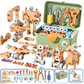 🧰 50 % RABATT⏰ Kinder DIY Werkzeugset, fördert handwerkliche Fähigkeiten🧩