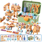 🧰 50 % RABATT⏰ Kinder DIY Werkzeugset, fördert handwerkliche Fähigkeiten🧩