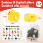 🔤 26-teiliges Holzspielzeug zum Zuordnen von Buchstaben und Tieren – Praktisches Erlernen des Alphabets, farbenfrohe Tierillustrationen und kindersicheres Design – Lernen macht Spaß ✨