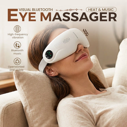 Visuelles Bluetooth-Augenmassagegerät mit Wärme und Musik