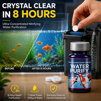 Professionelle Wasseraufbereitungstabletten für Aquarien