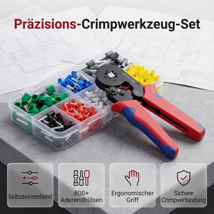 📢📢50% RABATT !!⏰Quick Crimp Aderendhülsen-Crimpwerkzeug-Set