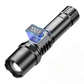 Wiederaufladbare Laser-Taschenlampe mit Digitalanzeige