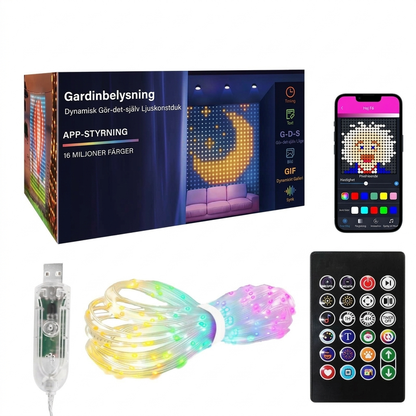 🎄 50 % RABATT! ✨ LED-Vorhang-Lichterkette – wasserdicht, für drinnen und draußen ✨