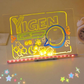 🥳HEISSER VERKAUF 2026🥳💞ÜBER 50.000 VERKAUFT! 🎨✨ 50 % RABATT! Leuchtende, löschbare Maltafel zum Selbermachen für Kinder – sanfte LED-Beleuchtung, wiederverwendbares Acryl, dient gleichzeitig als Nachtlicht. Unendlicher kreativer Spaß! 🛡️💚