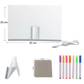🥳HEISSER VERKAUF 2026🥳💞ÜBER 50.000 VERKAUFT! 🎨✨ 50 % RABATT! Leuchtende, löschbare Maltafel zum Selbermachen für Kinder – sanfte LED-Beleuchtung, wiederverwendbares Acryl, dient gleichzeitig als Nachtlicht. Unendlicher kreativer Spaß! 🛡️💚